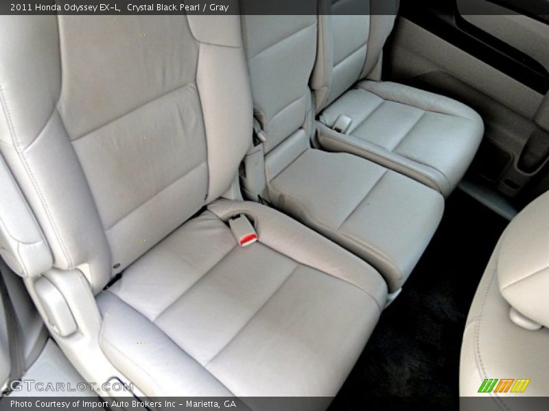 Crystal Black Pearl / Gray 2011 Honda Odyssey EX-L