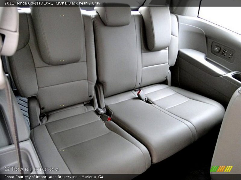 Crystal Black Pearl / Gray 2011 Honda Odyssey EX-L