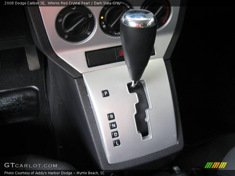 Inferno Red Crystal Pearl / Dark Slate Gray 2008 Dodge Caliber SE