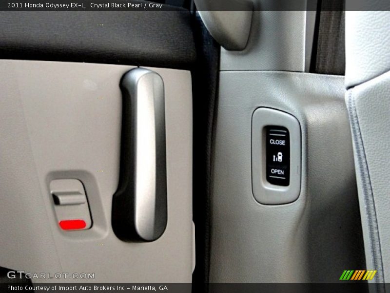 Crystal Black Pearl / Gray 2011 Honda Odyssey EX-L
