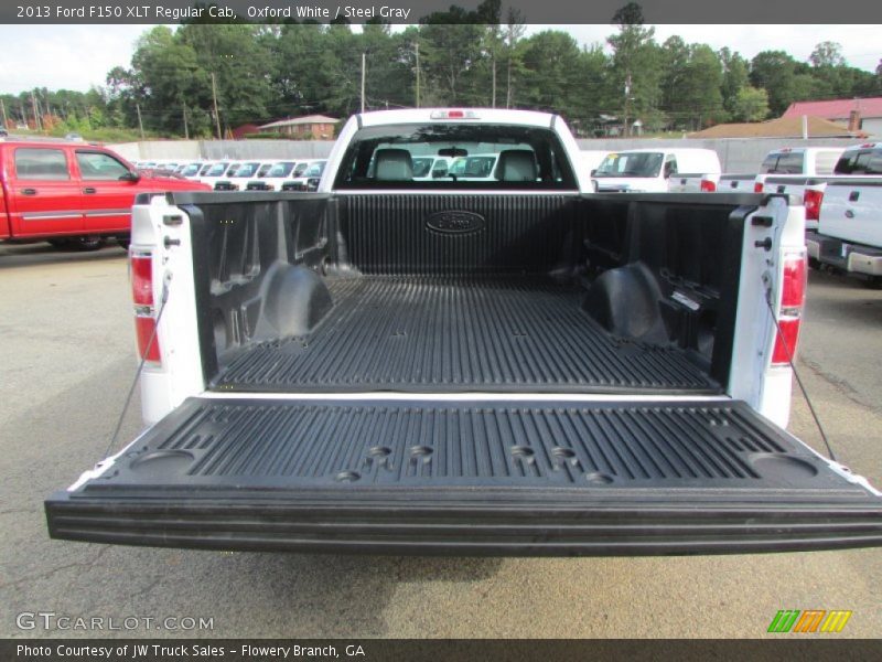 Oxford White / Steel Gray 2013 Ford F150 XLT Regular Cab