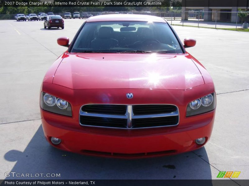 Inferno Red Crystal Pearl / Dark Slate Gray/Light Graystone 2007 Dodge Charger R/T