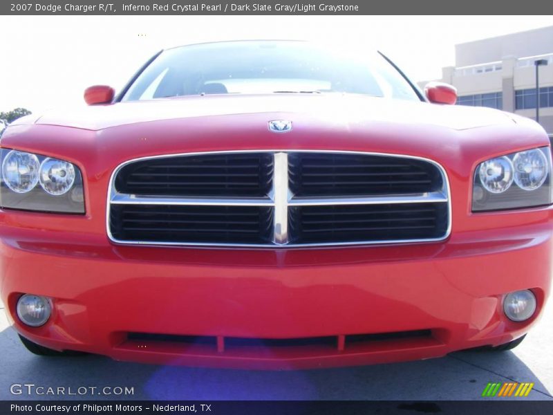 Inferno Red Crystal Pearl / Dark Slate Gray/Light Graystone 2007 Dodge Charger R/T