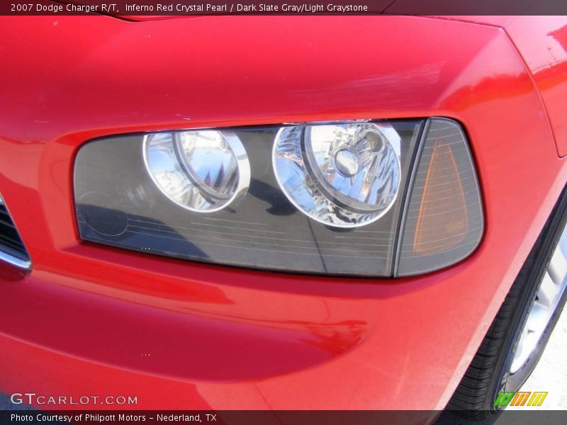 Inferno Red Crystal Pearl / Dark Slate Gray/Light Graystone 2007 Dodge Charger R/T