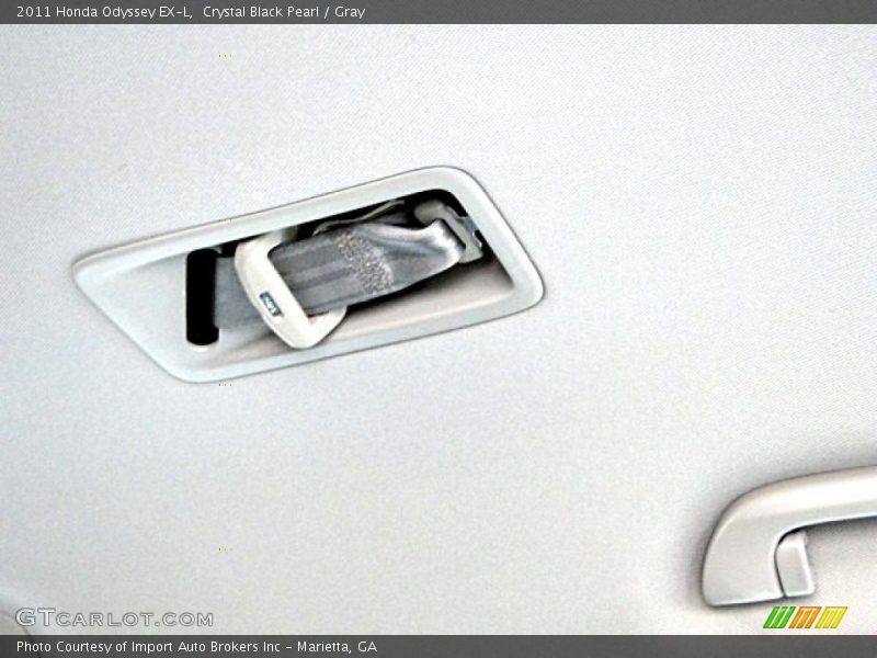Crystal Black Pearl / Gray 2011 Honda Odyssey EX-L