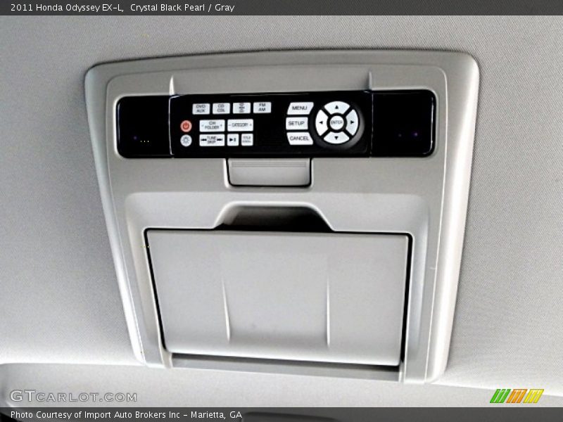 Crystal Black Pearl / Gray 2011 Honda Odyssey EX-L