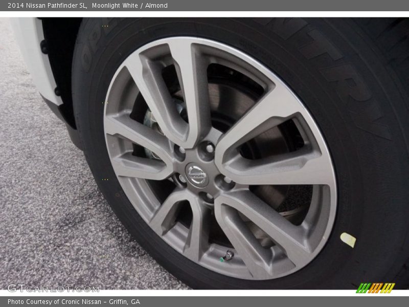 Moonlight White / Almond 2014 Nissan Pathfinder SL