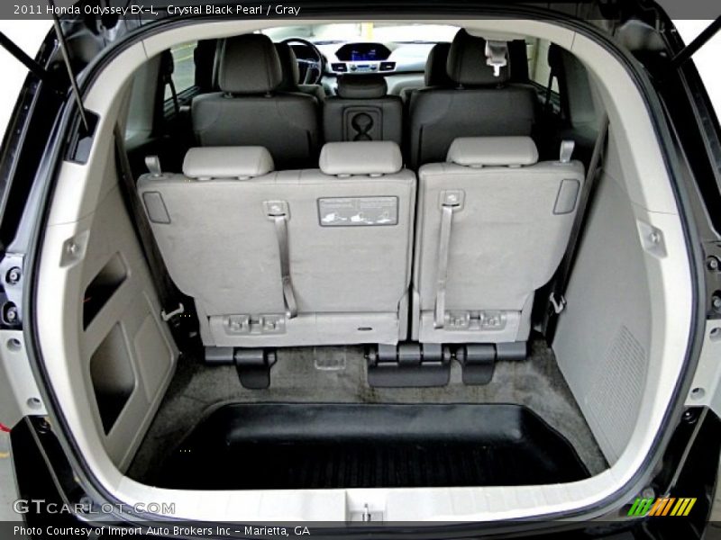 Crystal Black Pearl / Gray 2011 Honda Odyssey EX-L