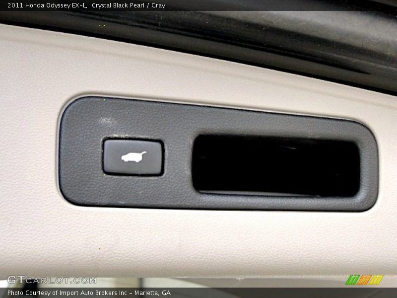 Crystal Black Pearl / Gray 2011 Honda Odyssey EX-L