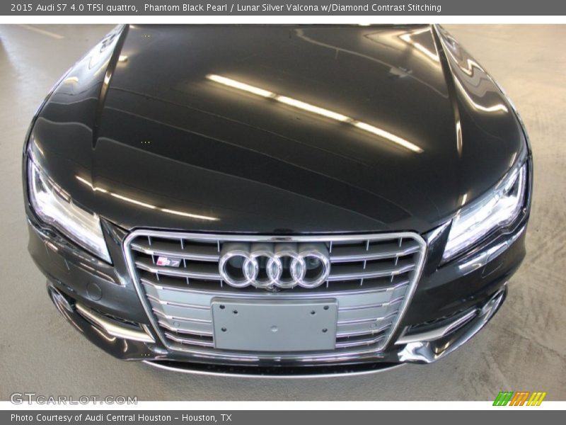 Phantom Black Pearl / Lunar Silver Valcona w/Diamond Contrast Stitching 2015 Audi S7 4.0 TFSI quattro