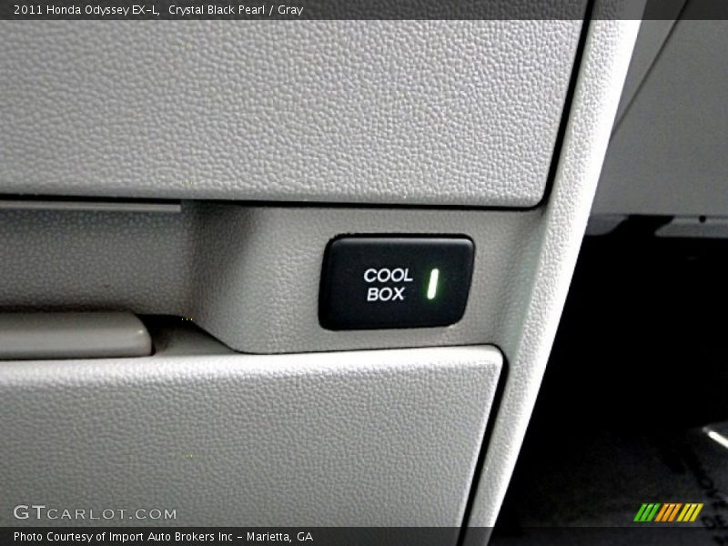Crystal Black Pearl / Gray 2011 Honda Odyssey EX-L