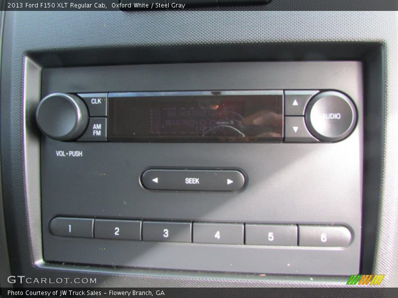 Oxford White / Steel Gray 2013 Ford F150 XLT Regular Cab