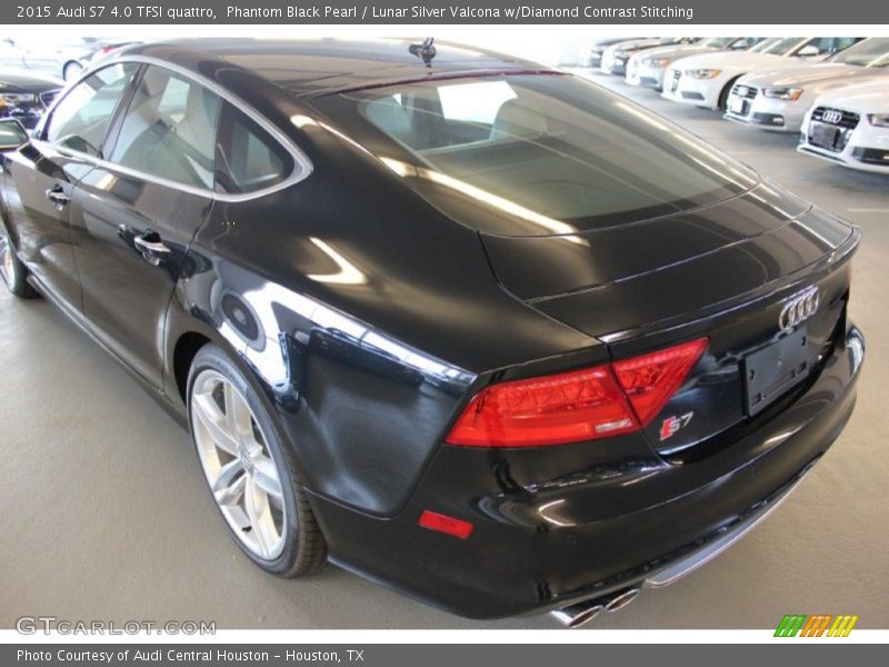 Phantom Black Pearl / Lunar Silver Valcona w/Diamond Contrast Stitching 2015 Audi S7 4.0 TFSI quattro