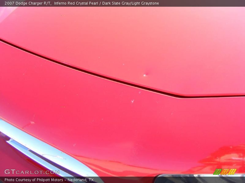 Inferno Red Crystal Pearl / Dark Slate Gray/Light Graystone 2007 Dodge Charger R/T