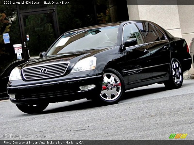 Black Onyx / Black 2003 Lexus LS 430 Sedan