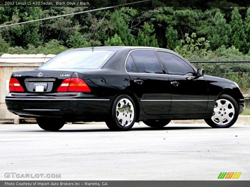 Black Onyx / Black 2003 Lexus LS 430 Sedan