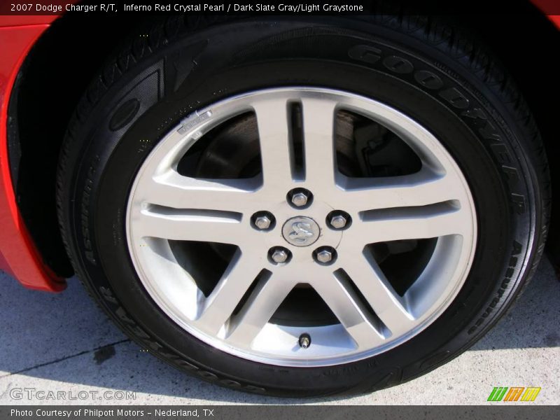 Inferno Red Crystal Pearl / Dark Slate Gray/Light Graystone 2007 Dodge Charger R/T