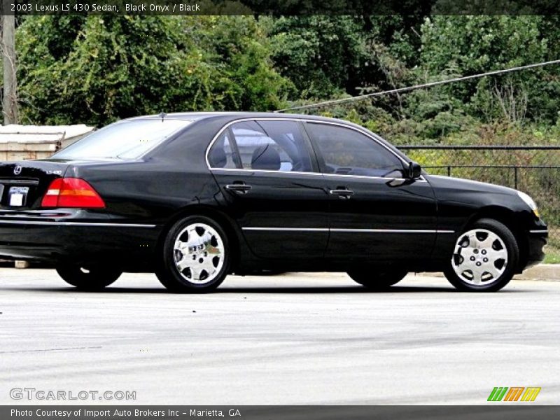 Black Onyx / Black 2003 Lexus LS 430 Sedan