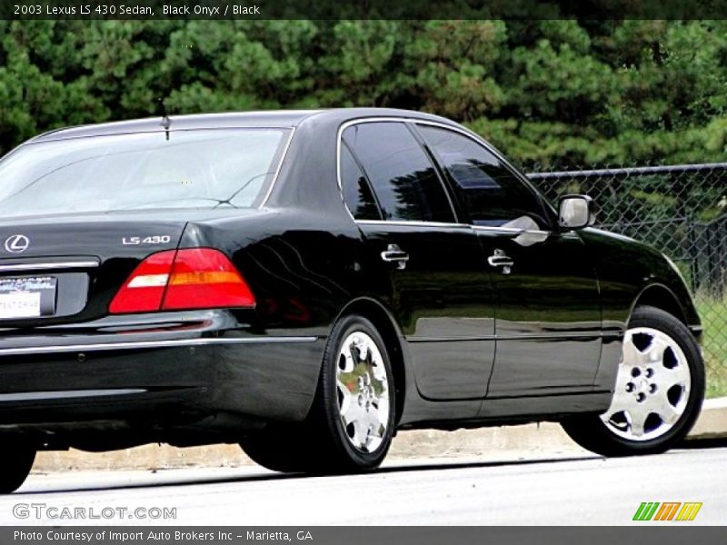 Black Onyx / Black 2003 Lexus LS 430 Sedan