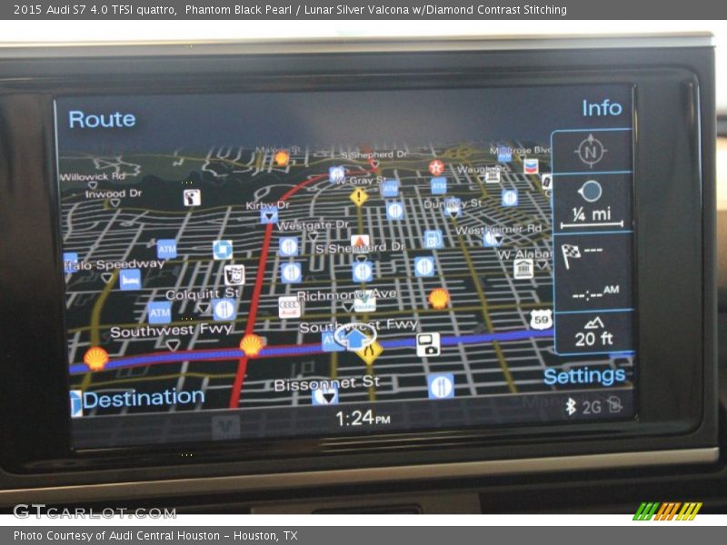 Navigation of 2015 S7 4.0 TFSI quattro
