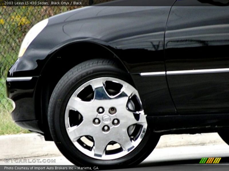 Black Onyx / Black 2003 Lexus LS 430 Sedan