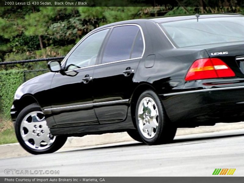 Black Onyx / Black 2003 Lexus LS 430 Sedan