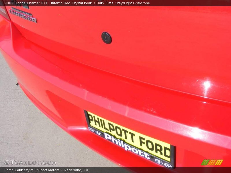 Inferno Red Crystal Pearl / Dark Slate Gray/Light Graystone 2007 Dodge Charger R/T