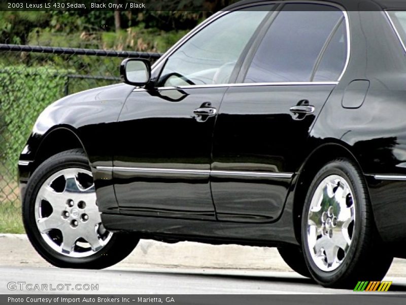 Black Onyx / Black 2003 Lexus LS 430 Sedan