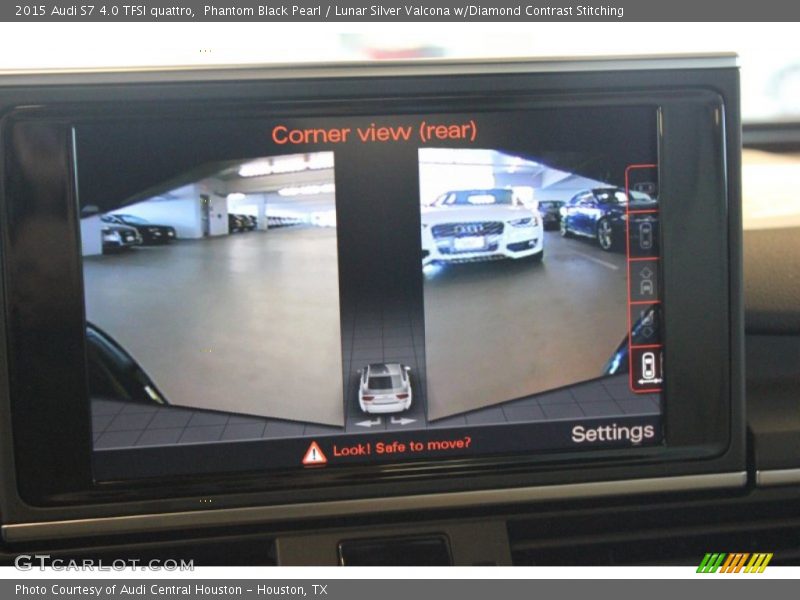 Phantom Black Pearl / Lunar Silver Valcona w/Diamond Contrast Stitching 2015 Audi S7 4.0 TFSI quattro