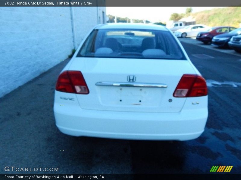 Taffeta White / Gray 2002 Honda Civic LX Sedan