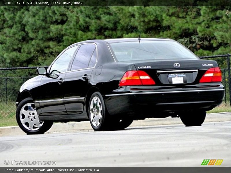 Black Onyx / Black 2003 Lexus LS 430 Sedan