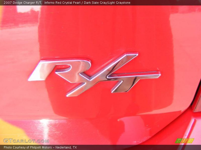 Inferno Red Crystal Pearl / Dark Slate Gray/Light Graystone 2007 Dodge Charger R/T