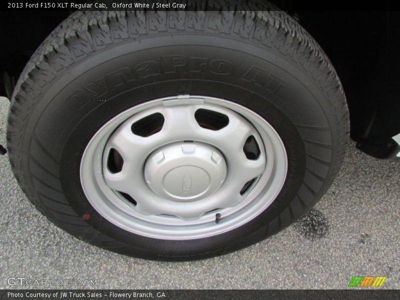 Oxford White / Steel Gray 2013 Ford F150 XLT Regular Cab