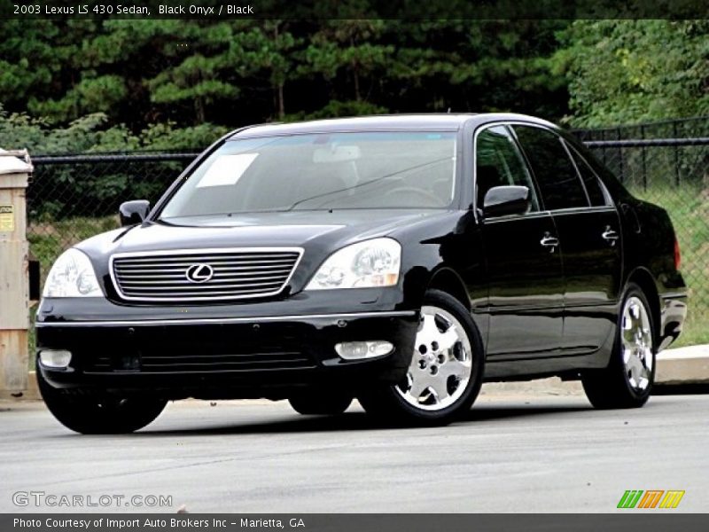 Black Onyx / Black 2003 Lexus LS 430 Sedan