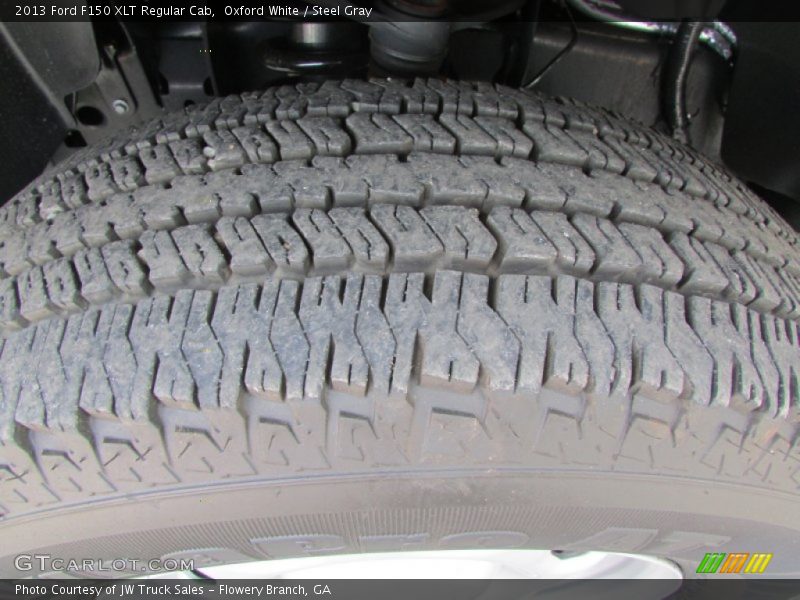 Oxford White / Steel Gray 2013 Ford F150 XLT Regular Cab