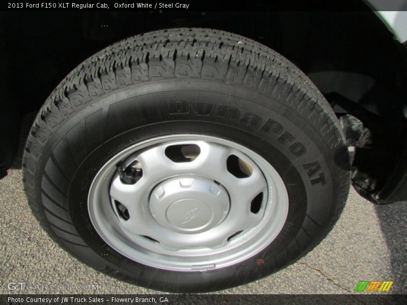 Oxford White / Steel Gray 2013 Ford F150 XLT Regular Cab