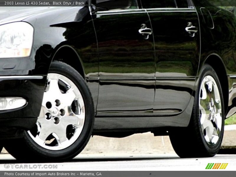 Black Onyx / Black 2003 Lexus LS 430 Sedan