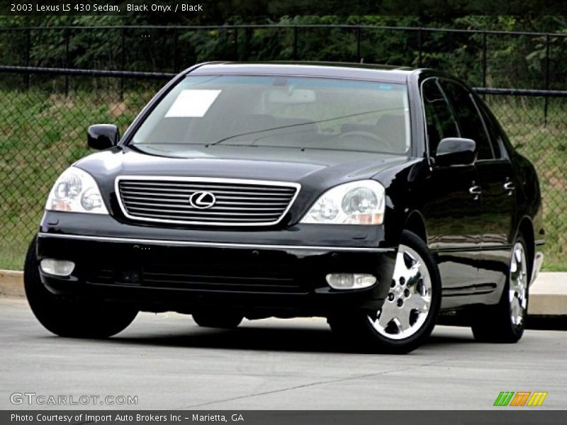 Black Onyx / Black 2003 Lexus LS 430 Sedan