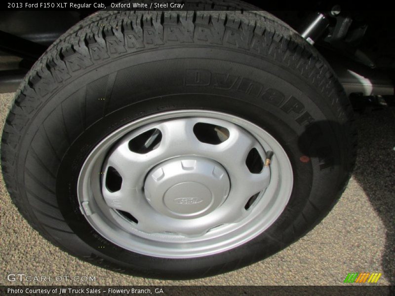 Oxford White / Steel Gray 2013 Ford F150 XLT Regular Cab