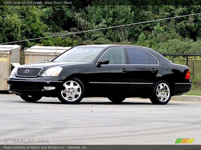 Black Onyx / Black 2003 Lexus LS 430 Sedan