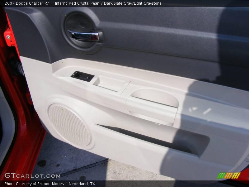 Inferno Red Crystal Pearl / Dark Slate Gray/Light Graystone 2007 Dodge Charger R/T