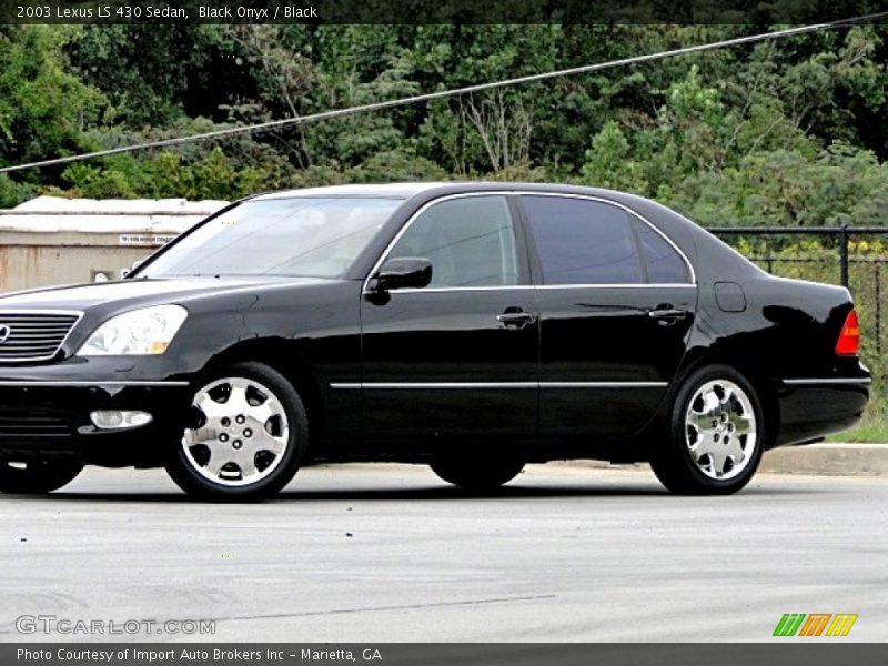 Black Onyx / Black 2003 Lexus LS 430 Sedan