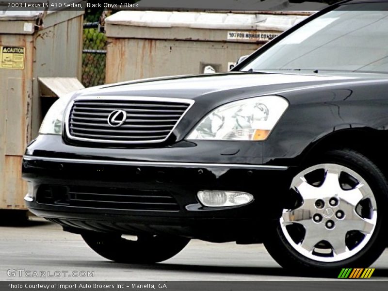 Black Onyx / Black 2003 Lexus LS 430 Sedan