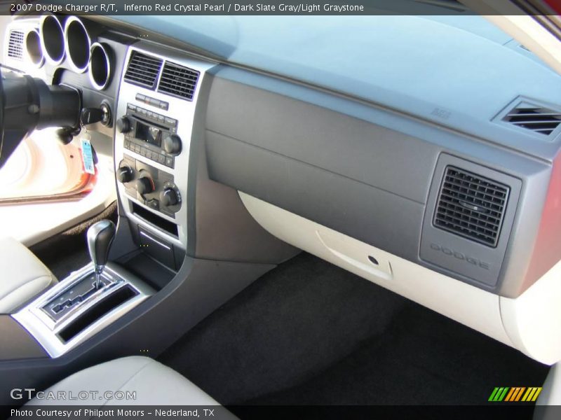 Inferno Red Crystal Pearl / Dark Slate Gray/Light Graystone 2007 Dodge Charger R/T