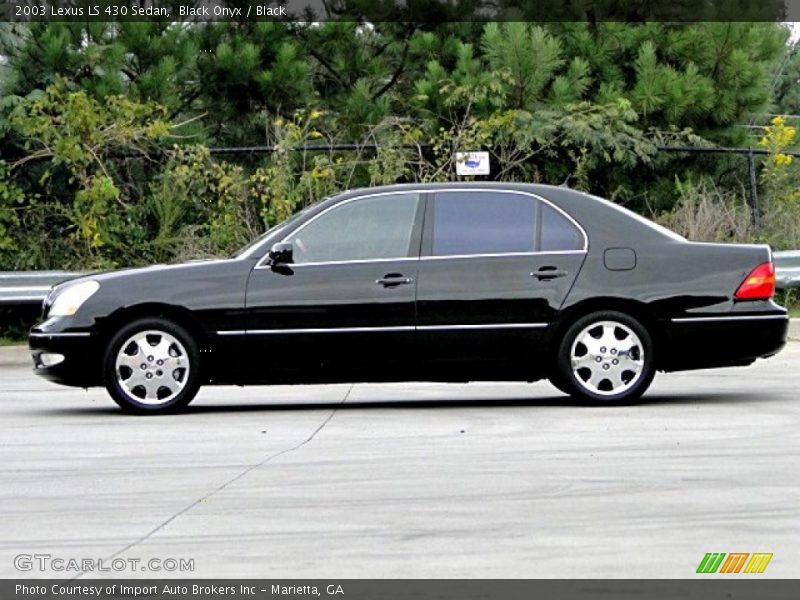 Black Onyx / Black 2003 Lexus LS 430 Sedan