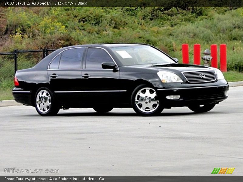 Black Onyx / Black 2003 Lexus LS 430 Sedan