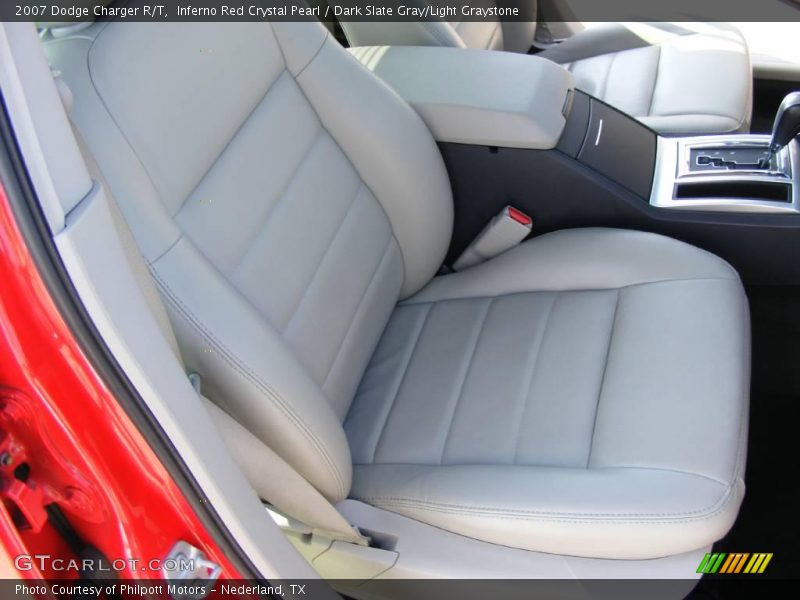 Inferno Red Crystal Pearl / Dark Slate Gray/Light Graystone 2007 Dodge Charger R/T