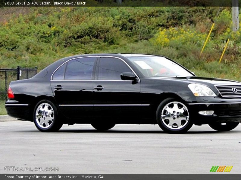 Black Onyx / Black 2003 Lexus LS 430 Sedan