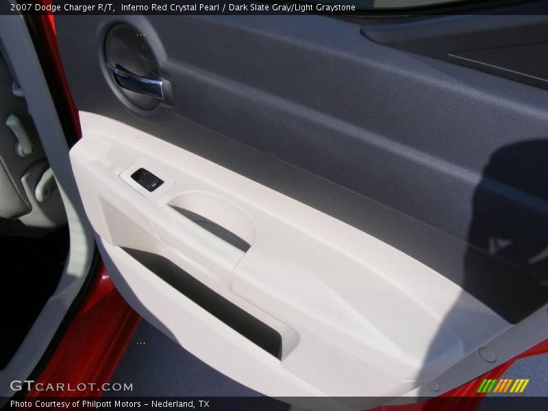 Inferno Red Crystal Pearl / Dark Slate Gray/Light Graystone 2007 Dodge Charger R/T