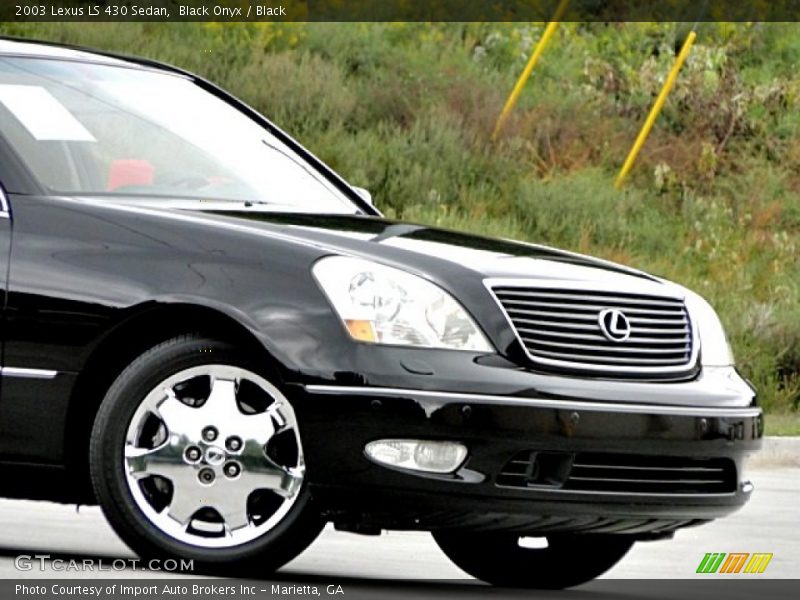 Black Onyx / Black 2003 Lexus LS 430 Sedan
